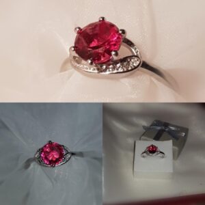 Like Red Diamond- Ring- Größe 59- 925.er Silber