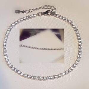 Das Süße Steinchen- Armband- Länge 28 cm- 925.er Silber