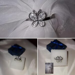 Sweet Butterfly- Ring- Größe 51-925.er Silber