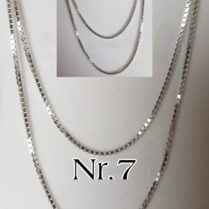 Nr.7- Kette- Länge 65.5 cm- 925.er Silber