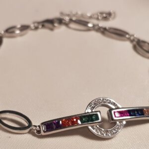 Color Armband- Länge 21 cm- 925.er Silber