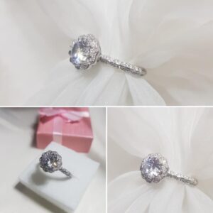 Beautiful Flower- Ring- Größe 51- 925.er Silber