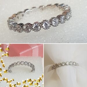 Das Blümchen- Ring- Größe 52, 55- 925.er Silber