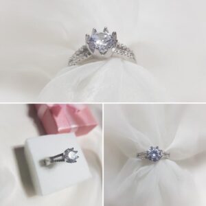 Das Krönchen- Ring- Größe 50- 925.er Silber