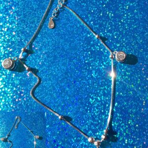 Das Schleifchen-Fußkettchen- Länge 26 cm- 925.er Silber