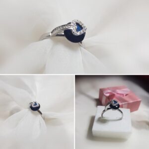 Heart on Top- Ring- Größe 57- 925.er Silber