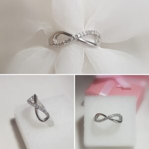 Infinity Ring- Größe 52- 925.er Silber