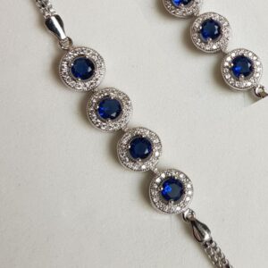 Like Blue Diamonds- Armband- Länge 18 cm- 925.er Silber