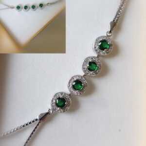 Like Green Diamonds- Armband- Länge 18 cm- 925.er Silber