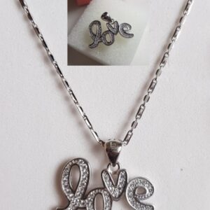 Love - Anhänger- 925.er Silber