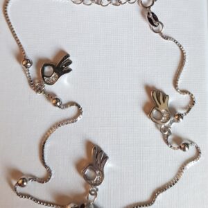 Perfekt - Fußkettchen- Länge 28 cm- 925.er Silber
