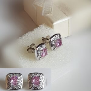 Pink Beauty- Ohrringe- 925.er Silber