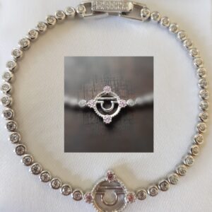 Pink Twinkle- Armband- Länge 15 cm- 925.er Silber