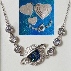 Saturn- Armband- Länge 21 cm- 925.er Silber