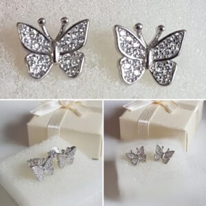 Sweet Butterfly Ohrringe (Stecker)- 925.er Silber